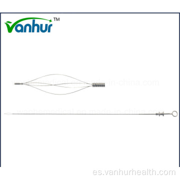 Urología Ureterorrenoscopia Ureteral Stone Basket Spiral